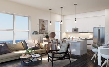 Glass Backsplash at The Shoreham, Minnesota